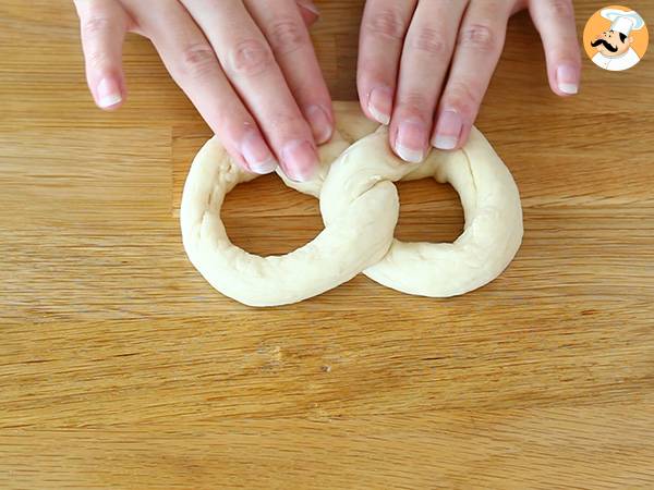 Bretzels, pretzels alemanes caseros - Preparación paso 5