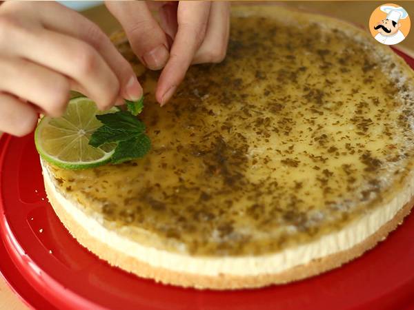 Cheesecake de Mojito refrescante - Preparación paso 10