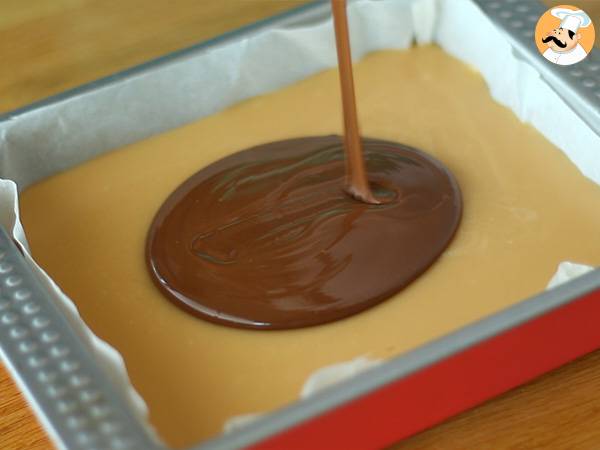 Twix casero, barritas de caramelo - Preparación paso 6