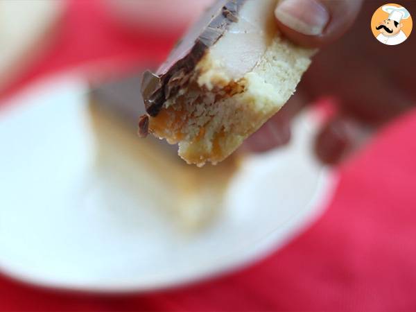 Twix casero, barritas de caramelo - Preparación paso 8