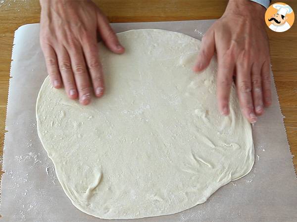 Calzone de queso y patatas - Preparación paso 1