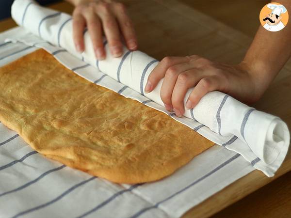 Brazo de gitano de nutella - Preparación paso 4