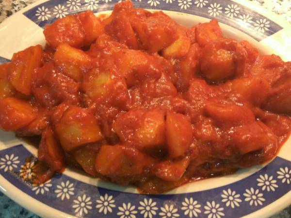 Patatas Bravas Estilo Chicote - Preparación paso 1