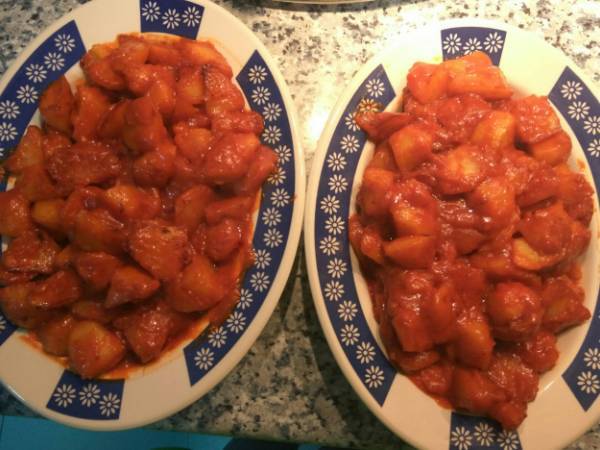 Patatas Bravas Estilo Chicote - Preparación paso 6