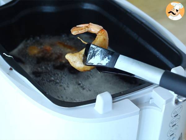 Gambas rebozadas crujientes - Preparación paso 4