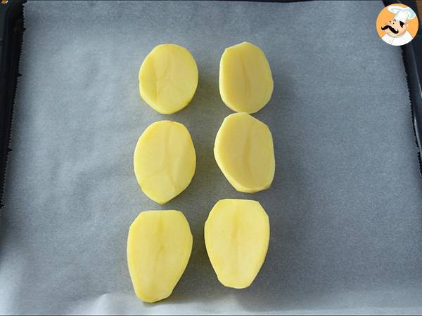 Sandwich de patata y queso raclette - Preparación paso 1