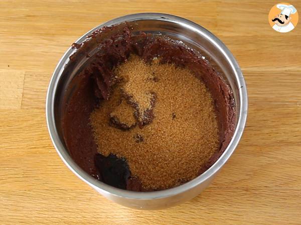 Brownie vegano, sin huevo, sin lactosa - Preparación paso 2