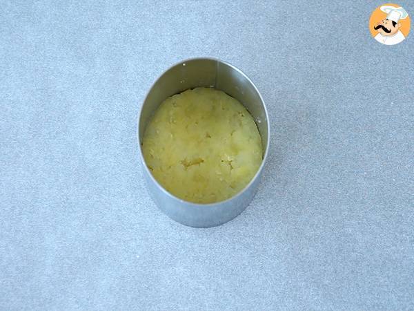 Milhojas de queso fundido y patata - Preparación paso 2