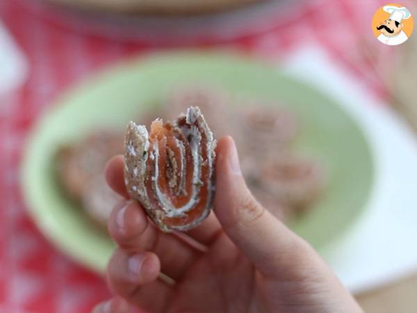 Rollos de salmón y galette de sarraceno - Preparación paso 5
