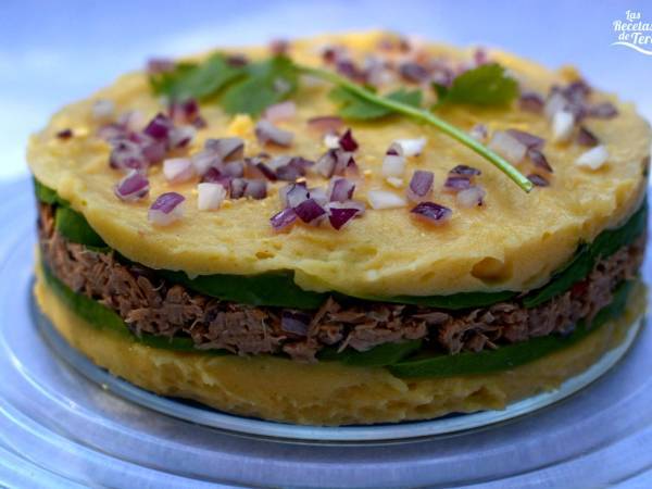 Causa de patatas, atún y aguacate - Preparación paso 1