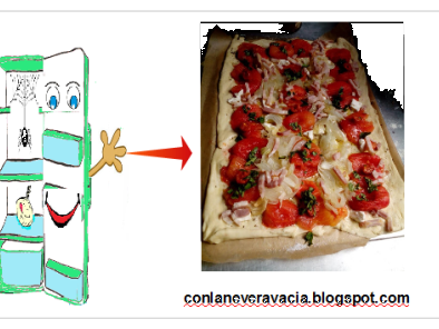 Coca de tomate de nuestro huerto - Preparación paso 3