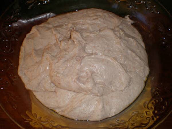 Pan rústico, con harina integral y de centeno - Preparación paso 4