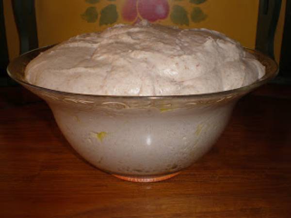 Pan rústico, con harina integral y de centeno - Preparación paso 5