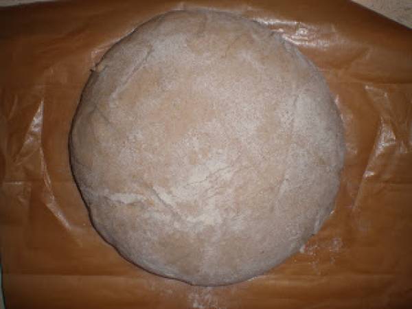 Pan rústico, con harina integral y de centeno - Preparación paso 12