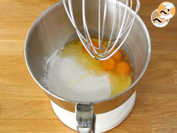 Magdalenas caseras como las de pueblo - Preparación paso 1