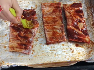 Costillas al horno con salsa barbacoa - Preparación paso 6