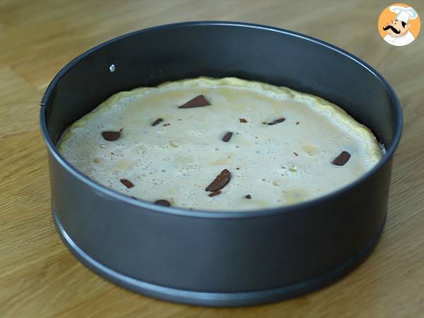 Tarta de crema, chocolate y Daims - Preparación paso 3