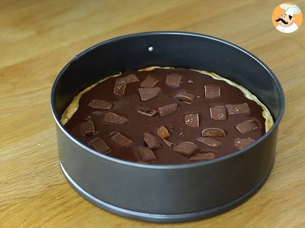 Tarta de crema, chocolate y Daims - Preparación paso 5