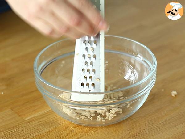 Pastel vegano de tofu, calabacín y patatas - Preparación paso 1