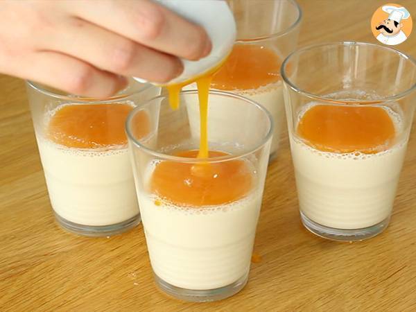 Panna Cotta vegana y sin lactosa de coco y mango - Preparación paso 4