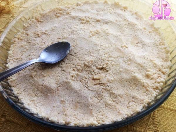 Tarta estilo rústica con relleno de nutella - Preparación paso 1