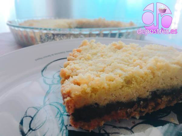 Tarta estilo rústica con relleno de nutella - Preparación paso 4