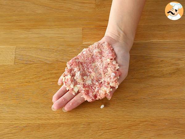 Huevos escoceses, cubiertos y rebozados - Preparación paso 2