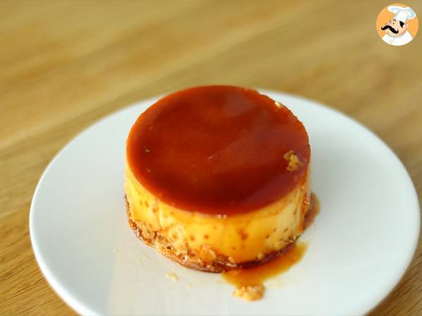 Flan de leche condensada con caramelo - Preparación paso 5