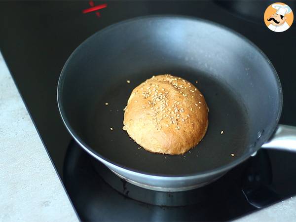 Cheeseburger, hamburguesa con queso - Preparación paso 1