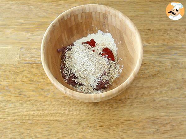 Carne vegetariana para hamburguesa - Preparación paso 2