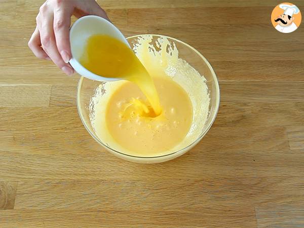 Bizcocho de mojito esponjoso - Preparación paso 1