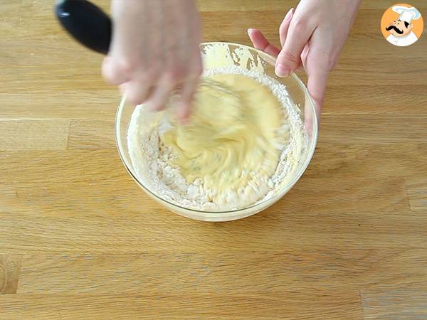 Bizcocho de mojito esponjoso - Preparación paso 3