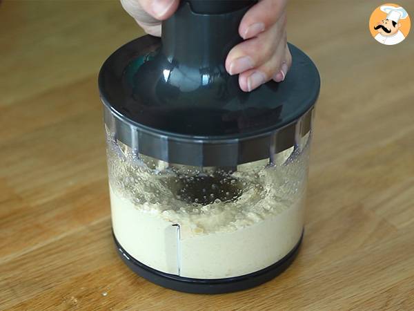 Hummus libanés cremoso - Preparación paso 2