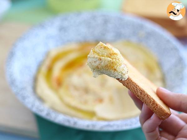 Hummus libanés cremoso - Preparación paso 5