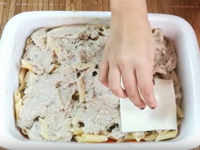 Lasaña de macarrones - Preparación paso 4