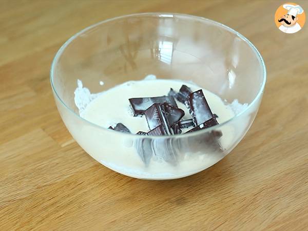 Tartaleta de chocolate y plátano - Preparación paso 3