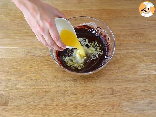 Tartaleta de chocolate y plátano - Preparación paso 4