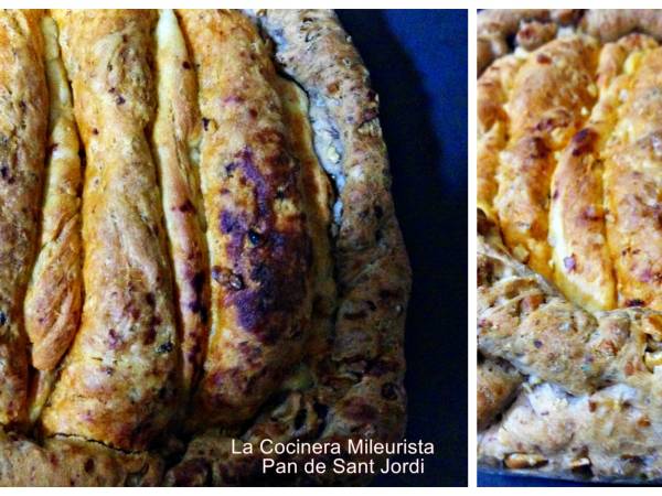 Pan de Sant Jordi de la Cocinera Mileurista - Preparación paso 1