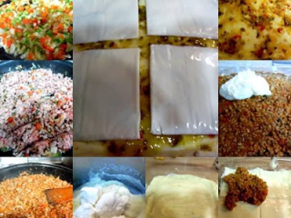 Pastel de patata carne y queso con salsa jalapeños - Preparación paso 1