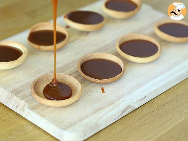 Tartaletas de caramelo y chocolate - Preparación paso 7