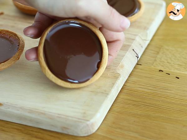 Tartaletas de caramelo y chocolate - Preparación paso 8