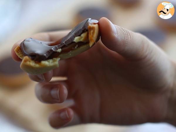 Tartaletas de caramelo y chocolate - Preparación paso 9