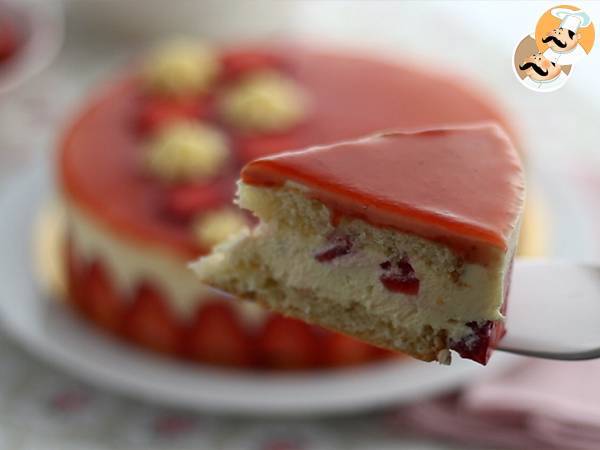 Fraisier, tarta de fresas perfecta para la primavera - Preparación paso 15