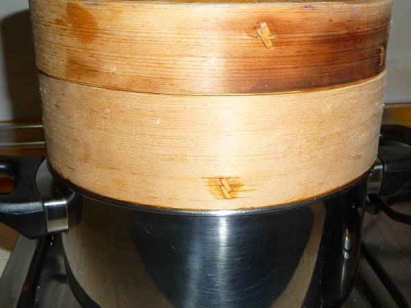 Nikuman, bollos rellenos de cerdo al vapor - Preparación paso 17