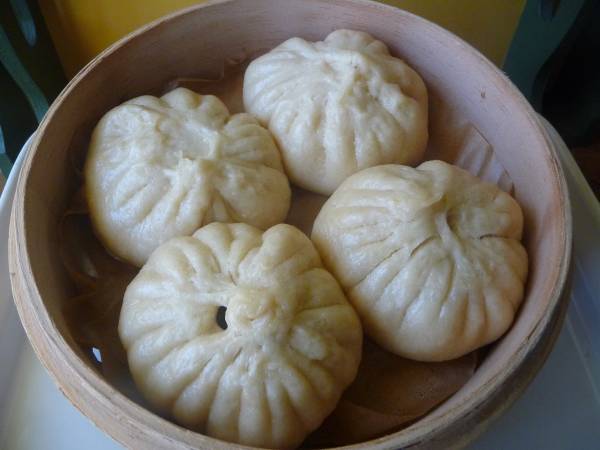 Nikuman, bollos rellenos de cerdo al vapor - Preparación paso 18