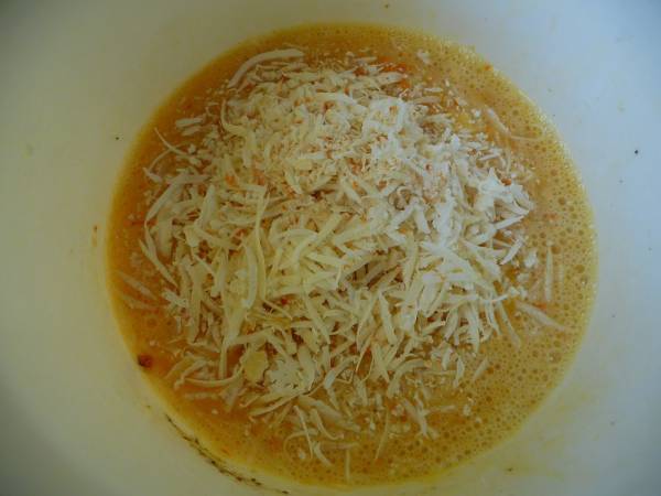 Muffins de espinacas y champiñones - Preparación paso 4