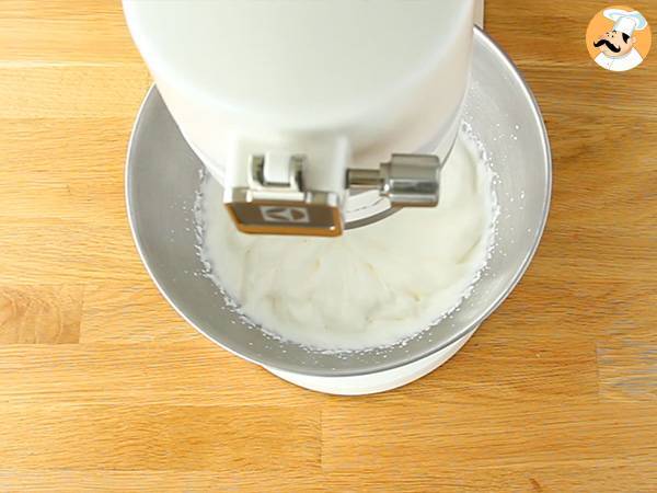 Mousse de frambuesa cremoso - Preparación paso 3