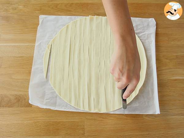 Cannoli con crema pastelera de vainilla - Preparación paso 1