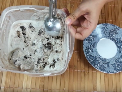 Helado o McFlurry de galletas Oreo - Preparación paso 3