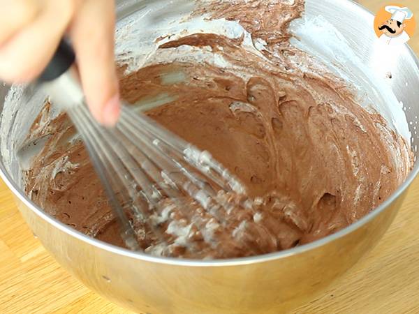 Pastelitos de chocolate y merengue - Preparación paso 3